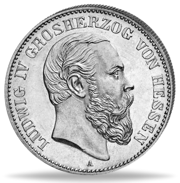 5 Mark Ludwig II. - Bayern - 1876 - Münze Vorderseite