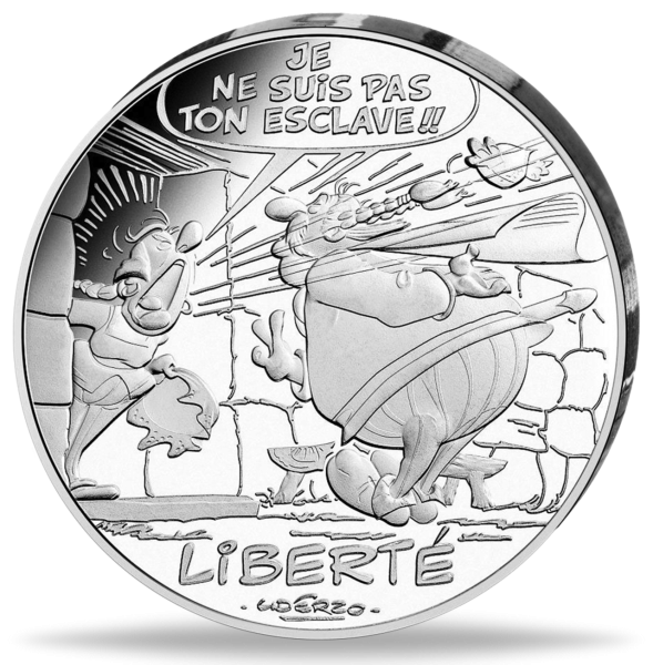 10 Euro Asterix - Gute Miene - Münze Vorderseite