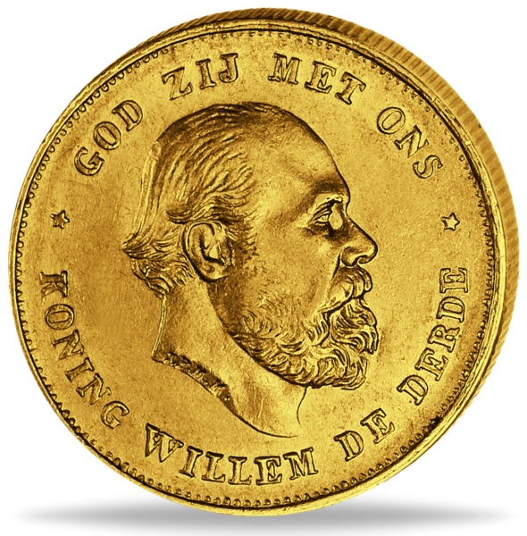 10 Gulden Wilhelm I. - Vorderseite Münze
