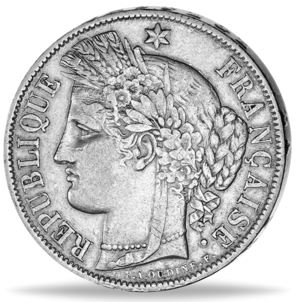 5 Francs Cereskopf - Vorderseite Münze