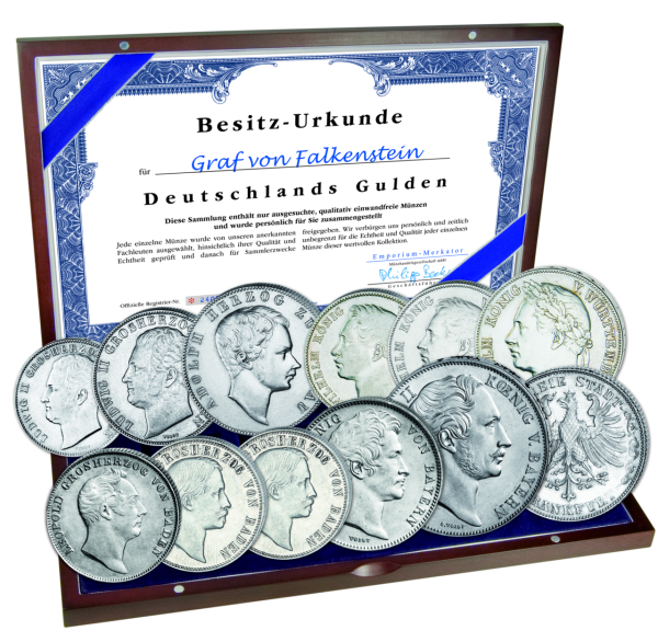 Altdeutschlands Gulden, Komplett-Kollektion - Satzbild
