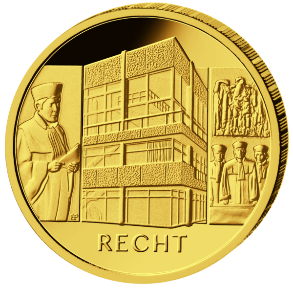 100 Euro Recht - Vorderseite Münze