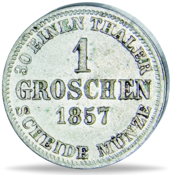 1 Groschen Sachsenross - Münze Vorderseite
