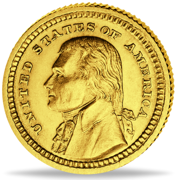 1 Dollar Jefferson Lousianna Expo - Vorderseite Münze