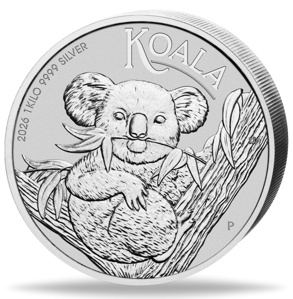 30 Dollar Koala 1 Kilogramm Silber - Münze Vorderseite