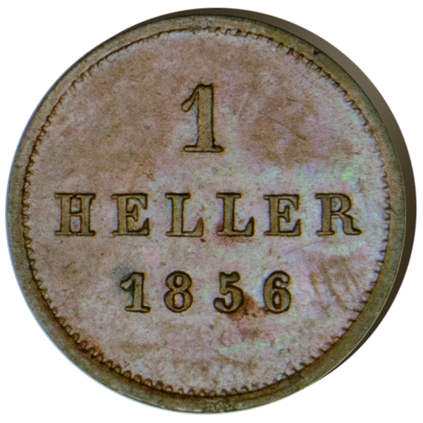 1 Heller Bayern - Münze Vorderseite