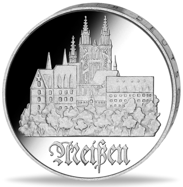 5 Mark der DDR Meißen - Vorderseite Münze
