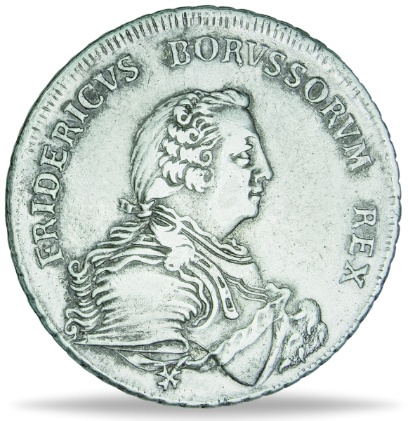 Taler König Friedrich der Große 1750-52 - Münze Vorderseite
