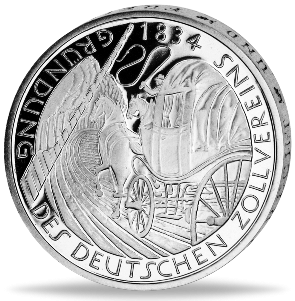 5 DM 1984 Deutscher Zollverein - Vorderseite deutsche BRD Münze