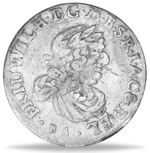 6 Gröscher Friedrich Wilhelm - der große Kurfürst - Münze Vorderseite