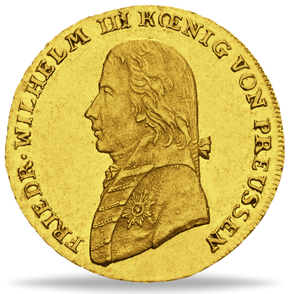 Friedrichs d'or Friedrich Wilhelm III 1798-1816 - Vorderseite Münze