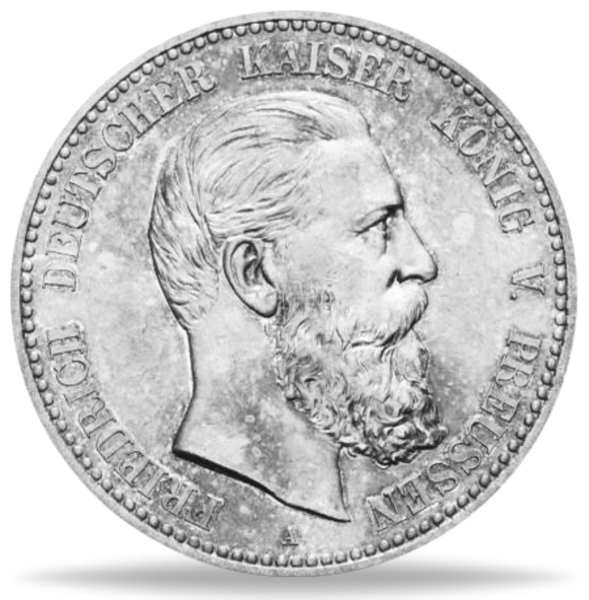 5 Mark Preussen Friedrich - Vorderseite Münze