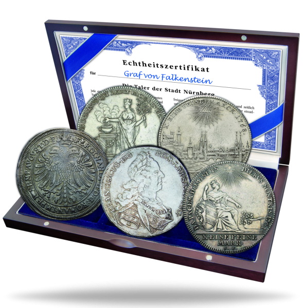 Reichsstadt Nürnberg, Taler-Komplett-Satz (5 Münzen) - Silber