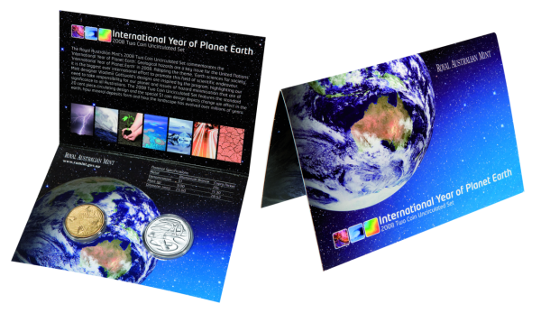 1,2 Dollar Kursmünzensatz Internationales Jahr der Erde
