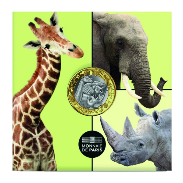 5 Euro Tiere der Welt – Savannen-Tiere, 2026, st. - Münze in Coincard
