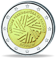 2 E EU-Ratspräsidentschaft - Münze Vorderseite 2 E EU-Ratspräsidentschaft - Münze Vorderseite