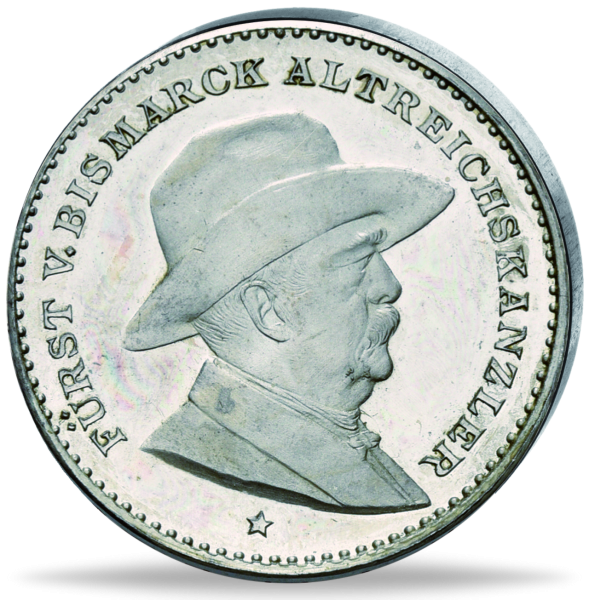 00000000416754_Bismarck_Silber_Gedenkpraegung_Bismarckschen_Anwesens_VS