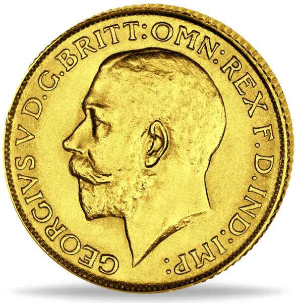 Südafrika, 1 Sovereign 1926 SA, König George V. - Münze Vorderseite