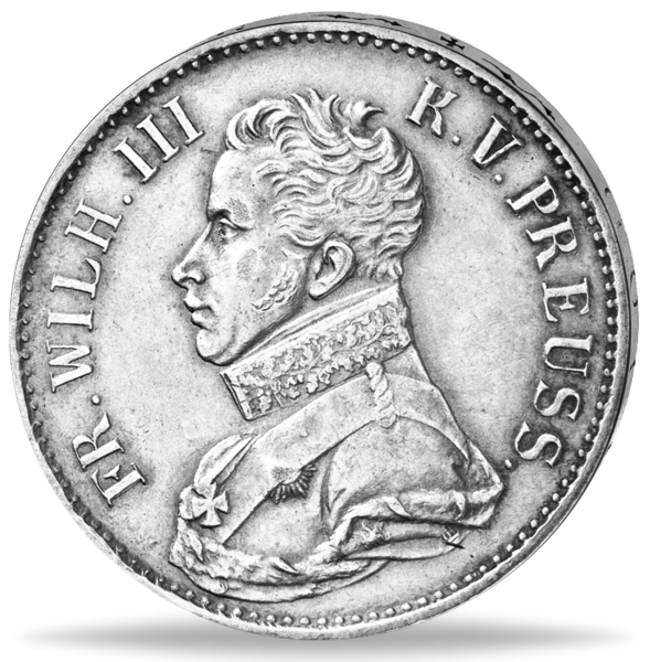Preußen, Taler König Friedrich Wilhelm III. - Münze Vorderseite