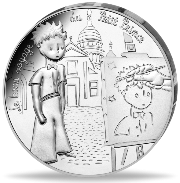 10 Euro Kleiner Prinz Portrait - Münze Vorderseite