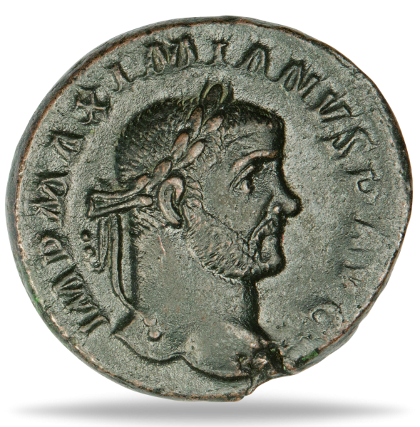 Groß Follis Maximianus - Römisches Reich - Münze Vorderseite