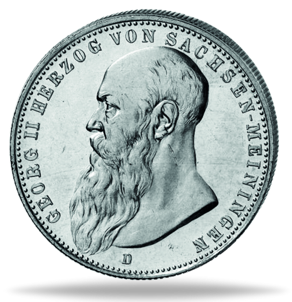 2 Mark Georg II.  - Vorderseite Münze