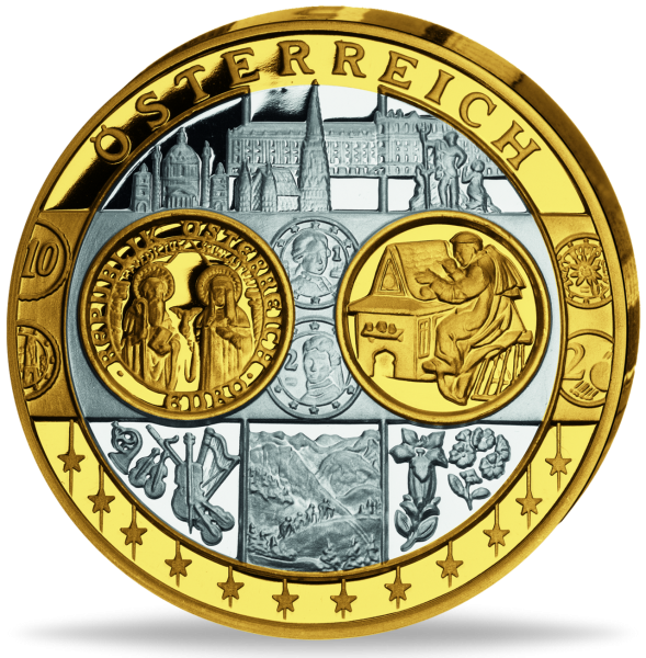 Euro-Gedenkprägung Österreich - Vorderseite