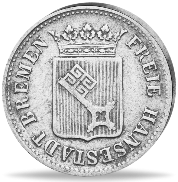 12 Grote Bremen 1840-1859 - Vorderseite Münze