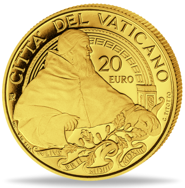 20 Euro Julius II - Vorderseite Münze