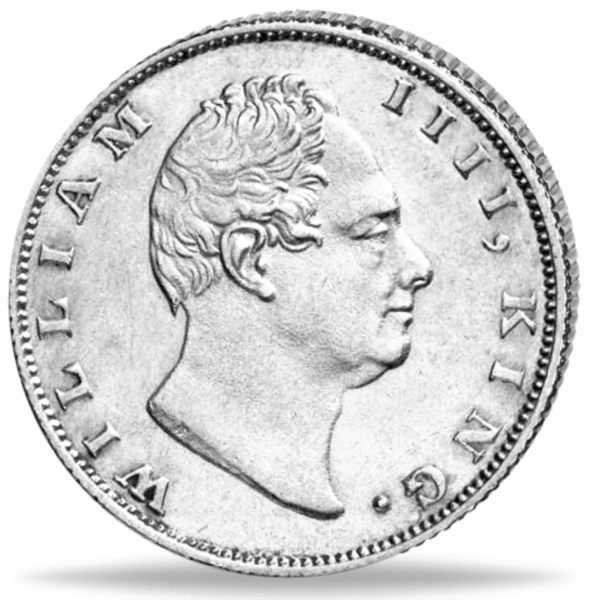 1 Rupie William VI - Vorderseite Münze