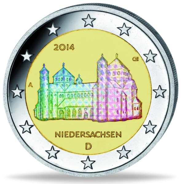 2 Euro Niedersachsen Hologram - Vorderseite Münze
