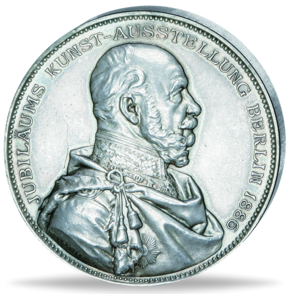 Wilhelm I - Vorderseite Münze