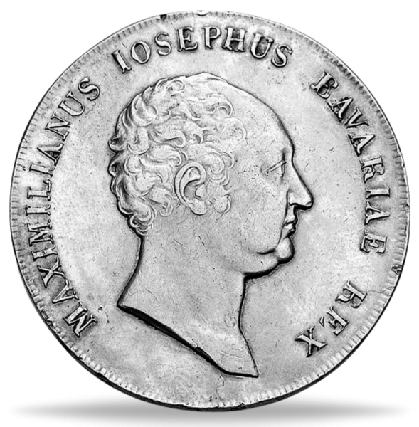 Kronentaler Maximilianus Josephus - Vorderseite Münze
