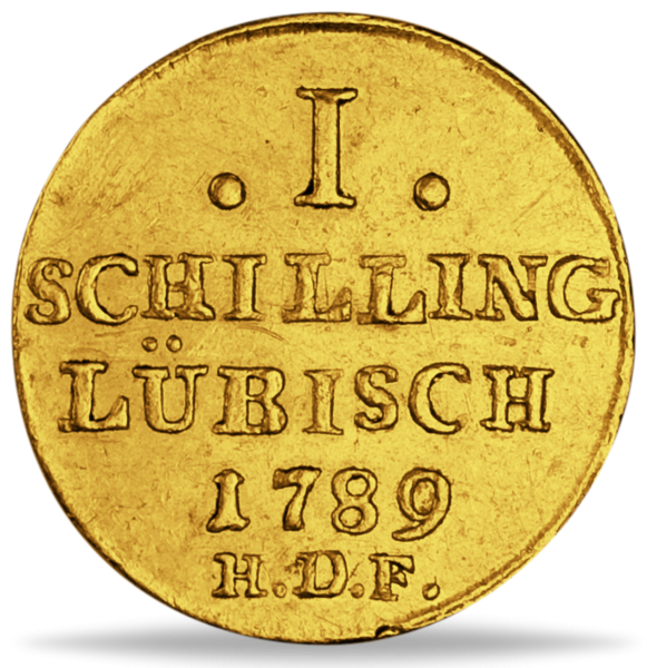 1 Shilling Lübeck - Vorderseite Münze