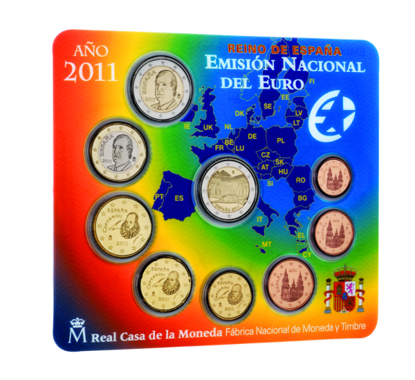 Spanien, 5,88 Euro-Kursmünzensatz 2011, Stempelglanz