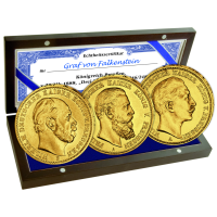 Königreich Preußen, 3x 20 Mark Drei-Kaiser-Jahr 1888 - Satzbild Königreich Preußen, 3x 20 Mark Drei-Kaiser-Jahr 1888 - Satzbild