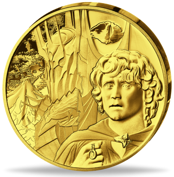 50 Euro Die Rückkehr des Königs Herr der Ringe - Münze Vorderseite