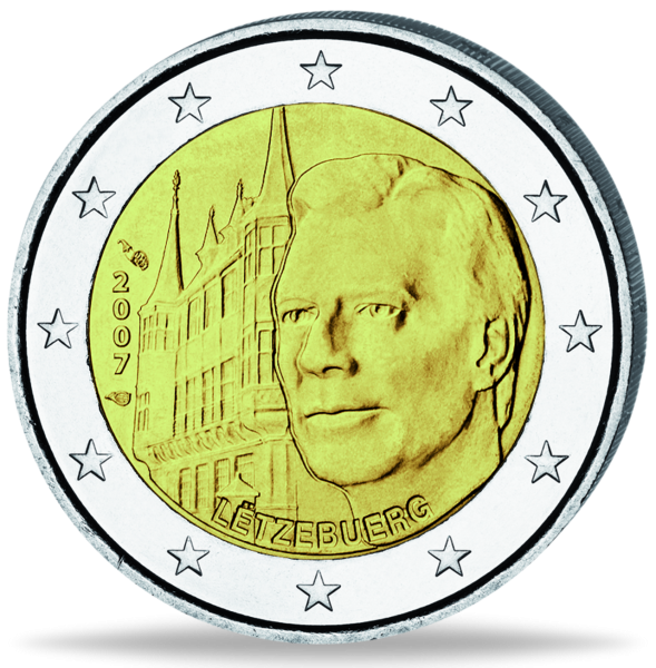 2 Euro Großherzogliches Palais - Münze Vorderseite