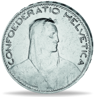 5 Schweizer Franken 1923 - Münze Vorderseite 5 Schweizer Franken 1923 - Münze Vorderseite