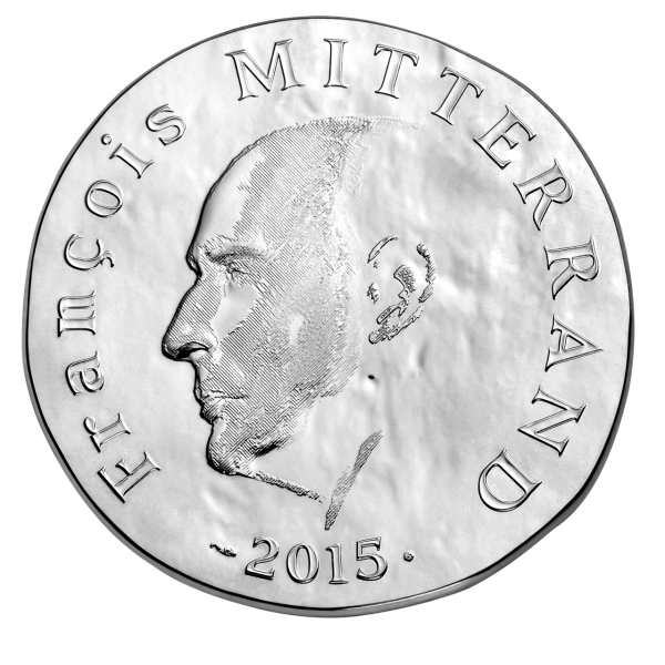 10 E Francois Mitterrand - Münze Vorderseite