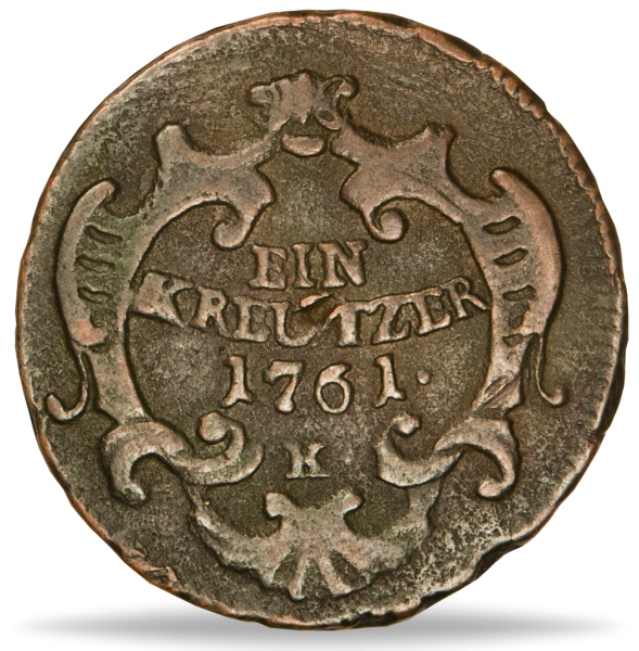 Heiliges Römisches Reich, Kreuzer 1760-1765, Kaiserin Maria