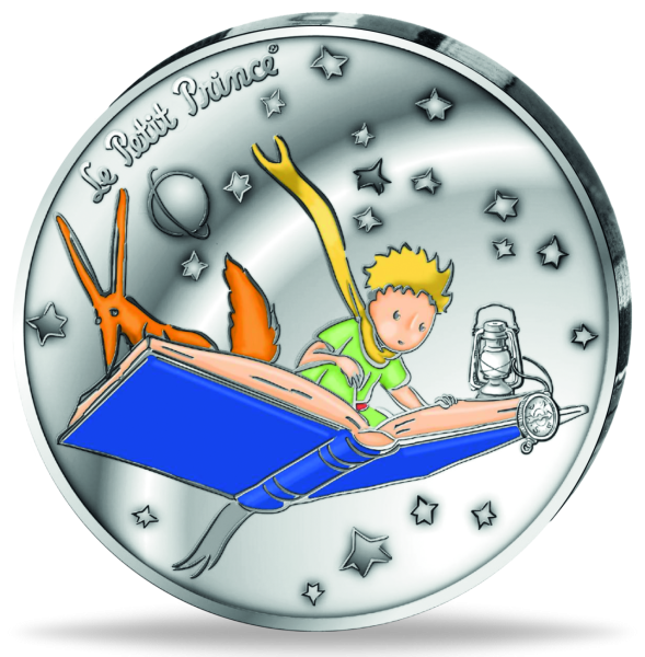 10 Euro Der Kleine Prinz – Buch, 2026, Silber, PP, Etui - Münze Vorderseite