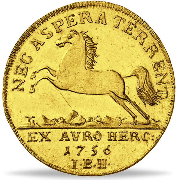 Braunschweig-Lüneburg, Bergbaudukat, Kurfürst Georg II.,1741 - Münze Vorderseite