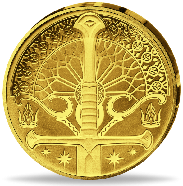 5 Euro Der Herr der Ringe – Anduril Schwert von Gondor, 2026 - Münze Vorderseite