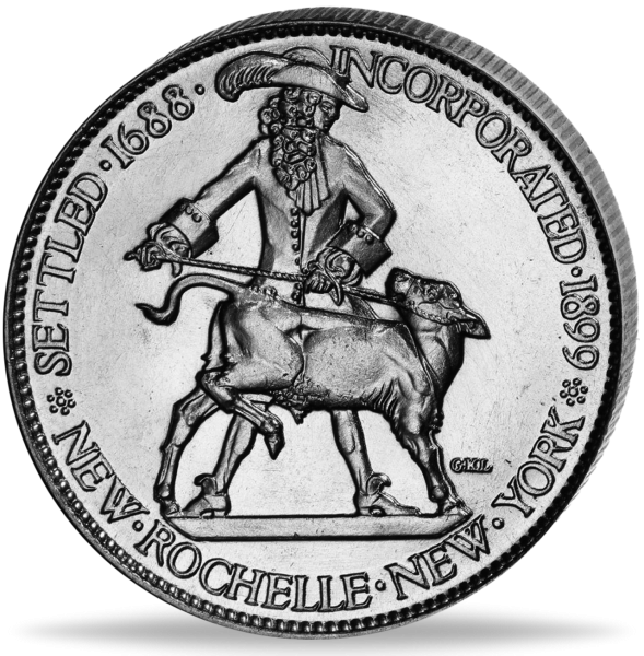USA, Half-Dollar Rochelle - Münze Vorderseite