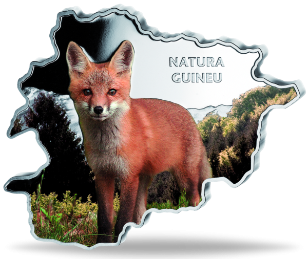 10 Dinar Wildlife Fuchs - Münze Vorderseite