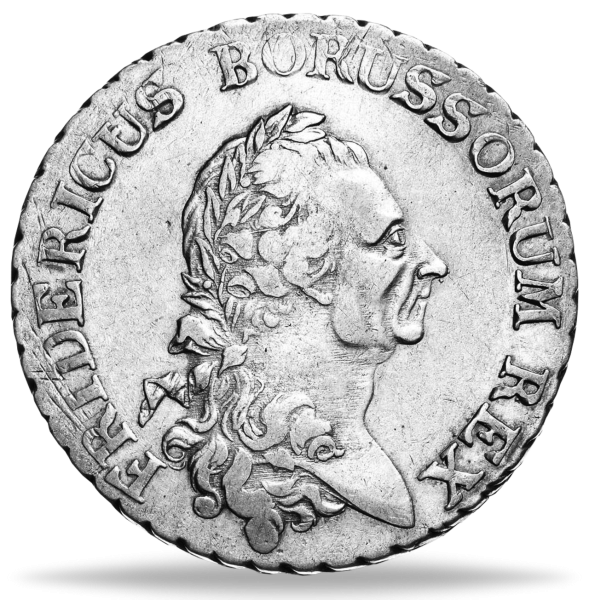 Königreich Preußen, Taler 1786, König Friedrich II. - Münze Vorderseite