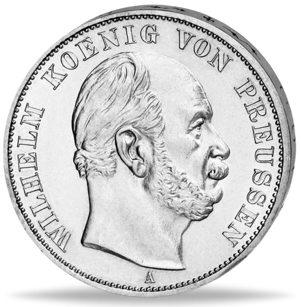 Vereinstaler Preussen Wilhelm I. - Münze Vorderseite