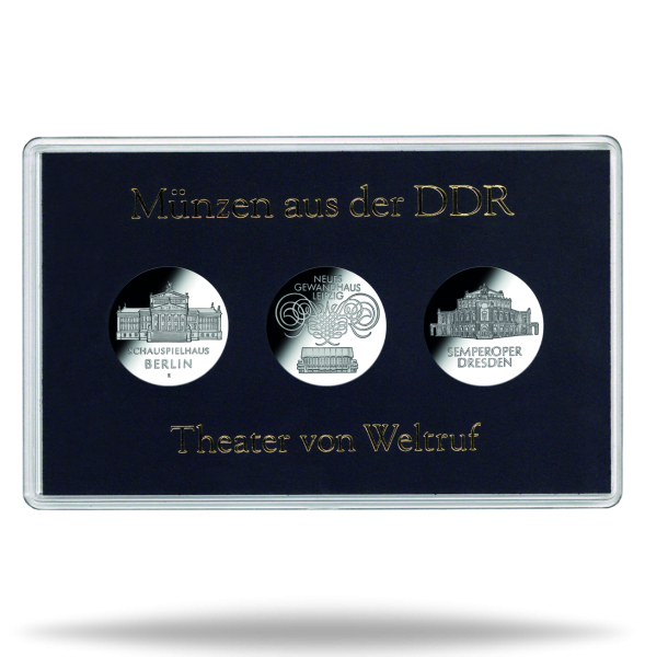 DDR-Themensatz 1987, Theater von Weltruf (3 Mz.) - Stempelglanz