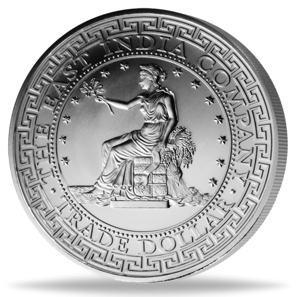 1 Pfd Trade Dollar East India - Münze Vorderseite